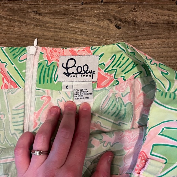 Lilly Pulitzer- Musical Monkey Print skort - Picture 6 of 10